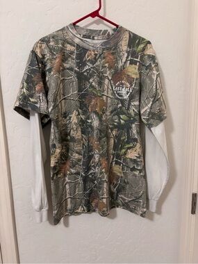Last Call Company camouflage long sleeve shirt with tee shirt with long sleeve